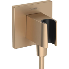 Vakolat alatti kivezetés Hansgrohe FixFit E visszacsapó szeleppel csiszolt bronz 26889140 építőanyag