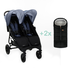 VALCO BABY Slim Twin Glacier babakocsi + PETITE&MARS Jibot lábzsák babakocsi