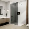  Valencia Walk-in .||. Chrome zuhanyfal, füstüveggel 110, 200cm, 6mm, NANO