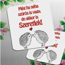  Valentin napi ajándék - Szerelmes hűtőmágnes sünis hűtőmágnes