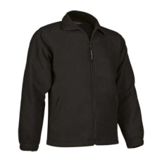 Valento DAKOTA, cipzáros unisex polár pulóver, Black-M