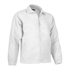 Valento DAKOTA, cipzáros unisex polár pulóver, White-M férfi pulóver, kardigán