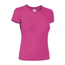 Valento PARIS kereknyakú, rövid ujjú pamut Női póló, Magenta Pink-XL női póló