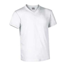 Valento TOP, unisex V-nyakú pamut póló, White-2XL férfi póló
