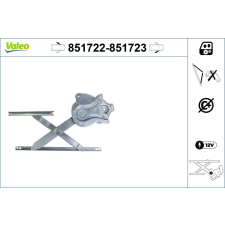 Valeo ablakemelő VALEO 851722 autóalkatrész