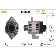 Valeo generátor VALEO 440899 autóalkatrész