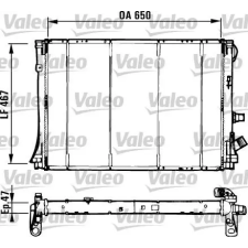 Valeo hűtő, motorhűtés VALEO 731529 autóalkatrész