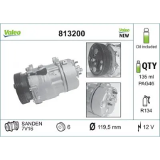 Valeo kompresszor, klíma 813200 autóalkatrész