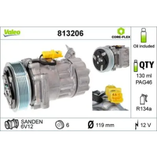 Valeo kompresszor, klíma 813206 autóalkatrész