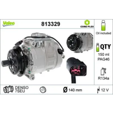 Valeo kompresszor, klíma 813329 autóalkatrész
