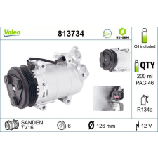 Valeo kompresszor, klíma VALEO 813734 autóalkatrész