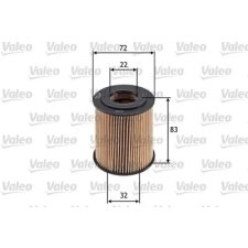 Valeo olajszűrő 586542 autóalkatrész