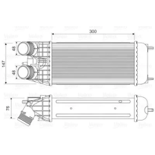 Valeo töltőlevegő-hűtő 818547 autóalkatrész