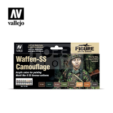 Vallejo Figure Color Series-Waffen SS Camouflage festékszett 70180 hobbifesték