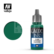 Vallejo Game Color Black Green Ink (tinta) 72090 hobbifesték