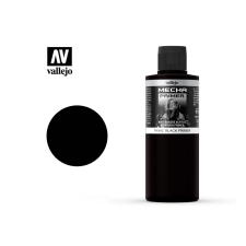 Vallejo Mecha Primer black fekete akril alapozó festék 200ml makett