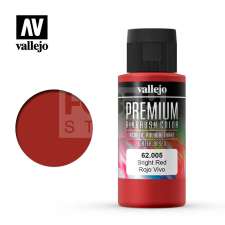 Vallejo Premium RC Colors Bright Red akrilfesték (60 ml) 62005V akrilfesték
