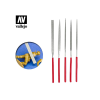 Vallejo VALT03002 Tools gyémánt tű reszelő készlet 5 darabos VALT03002