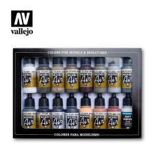 Vallejo Weathering Colors antikoló festék készlet 8x 17ml makett