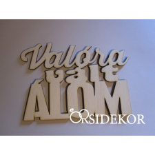  Valóra vált álom felirat dekorációs kellék