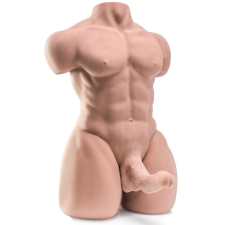  Valósághű maszturbátor test Darius pénisz 20cm maszturbátor