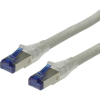 Value 21.99.0849 RJ45 Hálózati kábel, patchkábel CAT 6A S/FTP 90.00 m Szürke Kettős árnyékolás, Halogénmentes, Lángálló 1 db ( )