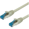 Value 21.99.0869 RJ45 Hálózati kábel, patchkábel CAT 6A S/FTP 20.00 m Szürke Kettős árnyékolás, Halogénmentes, Lángálló 1 db (21.99.0869)