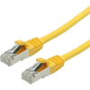 Value 21.99.1272 RJ45 Hálózati kábel, patchkábel CAT 6 S/FTP 7.00 m Sárga Kettős árnyékolás, Halogénmentes, Lángálló 1 db (21.99.1272)