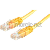 Value 21.99.1532 RJ45 Hálózati kábel, patchkábel CAT 6 U/UTP 1.00 m Sárga Árnyékolatlan 1 db (21.99.1532200)