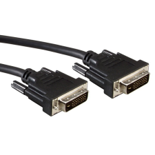 Value - Kábel DVI - DVI M/M dual link 2 m kábel és adapter