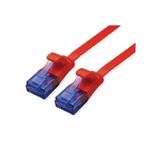 Value Lapos UTP patch kábel Cat6a 0.5m piros 21.99.2020-40 kábel és adapter
