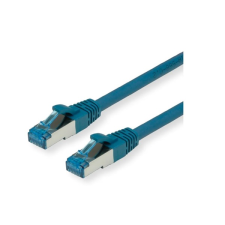 Value Patch kábel S/FTP, CAT6A, 0,5m, kék (21.99.1950-100) kábel és adapter