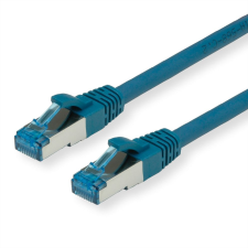 Value S/FTP CAT6A Patch kábel 0.3m - Kék (21.99.1954-100) kábel és adapter