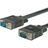 Value VGA Csatlakozókábel VGA 15 pólusú dugó, VGA 15 pólusú dugó 3.00 m Fekete 11.99.5253 Árnyékolt VGA kábel (11.99.5253-20)