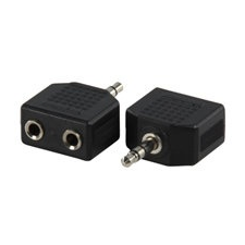 Valueline Adapter JACK - 2xJACK (Jack 3.5mm apa - 2xJack 3.5mm anya) kábel és adapter