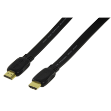 Valueline HDMI Audio Video Ethernet kábel v1.4, 3.0m (flat) (5412810264728) kábel és adapter