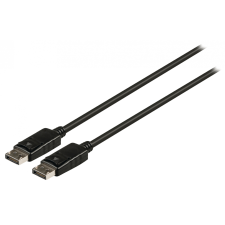 Valueline /Nedis DisplayPort M - DisplayPort M 2m Adapterkábel Fekete kábel és adapter