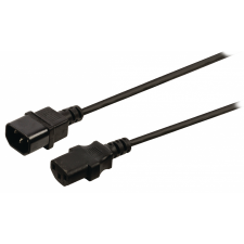 Valueline /Nedis VLEP10500B50/CEGP10500BK50 tápkábel hosszabbító 5m (5412810281794) kábel és adapter