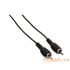 Valueline ValueLine RCA kábel 5.0m, 1xRCA apa - 1xRCA apa audió/videó kellék, kábel és adapter