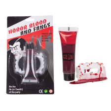  Vámír, Drakula fogsor + művér party kellék