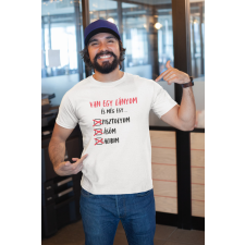  Van egy lányom fehér póló egyedi ajándék