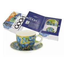  Van Gogh Íriszek porcelán espresso kávéscsésze aljjal 90 ml - díszdobozos - CARMANI bögrék, csészék