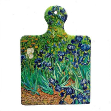 Van Gogh Íriszek vágódeszka formájú kerámia alátét - 19x13 cm konyhai eszköz