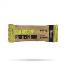 VanaVita BIO Vegan Protein Bar 20 x 50 g kakaó és kókusz vitamin és táplálékkiegészítő