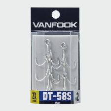  Vanfook DT-58S 1/0 hármas horog 4db horog