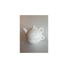 Vanilia Kerámia V.K.34-17 Romantik csipkés egyszemélyes teás,0,25 l,natur,kerámia,kézzel festett konyhai eszköz