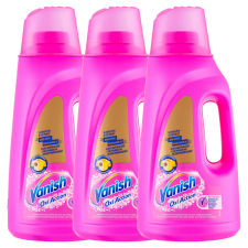 Vanish Oxi Action folyékony Folttisztító Pink 3x2L tisztító- és takarítószer, higiénia