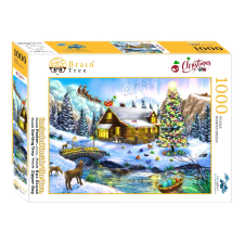  Vánoční Téli Táj 1000 Darabos Kirakó puzzle, kirakós