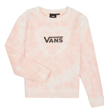 Vans Pulóverek TIE-DYE HEART CREW Fehér 8 / 10 Jahre gyerek pulóver, kardigán