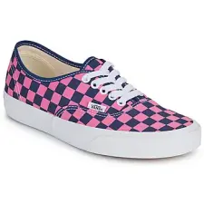 Vans Rövid szárú edzőcipők Authentic 1VZ -  CHECKERBOARD Deep Indigo/Pink Fizz Tengerész 36 női cipő